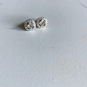 Swarovski Angelic Stud Earrings. Square cut